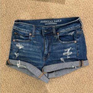 American Eagle Blue Denim Shorts